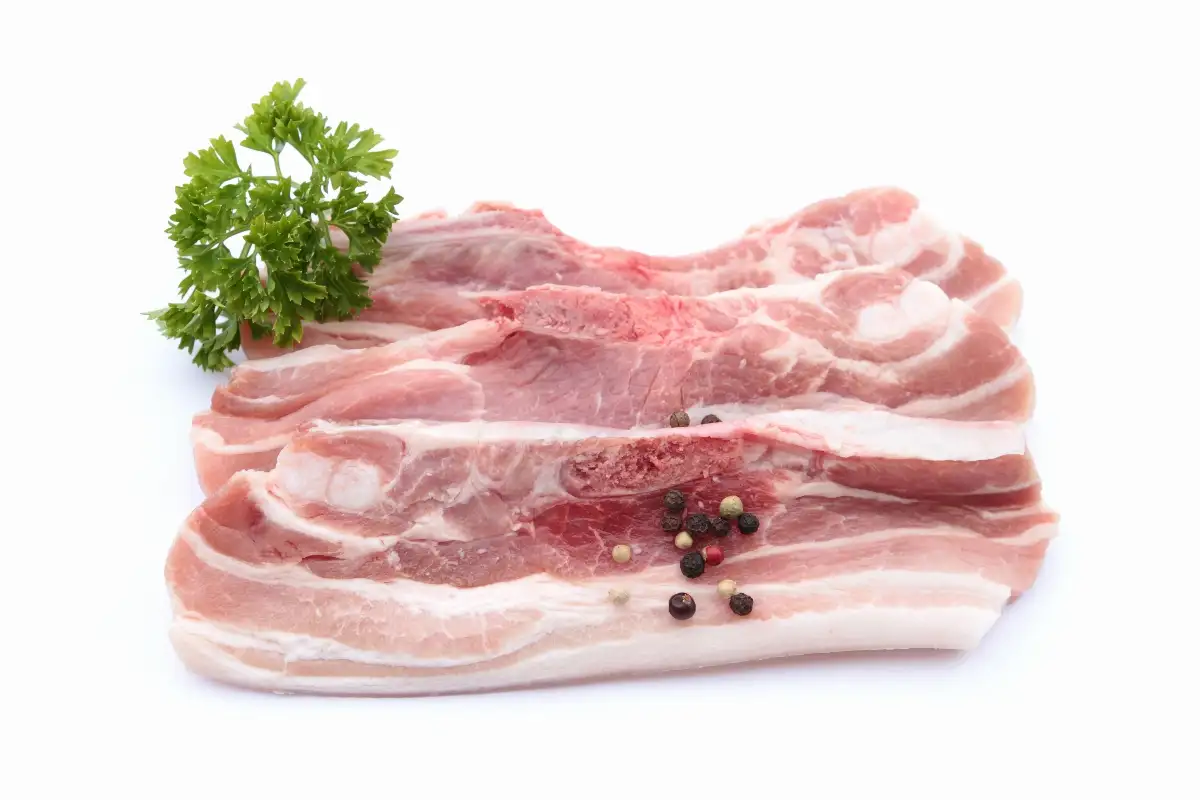 Poitrine de porc fraîche